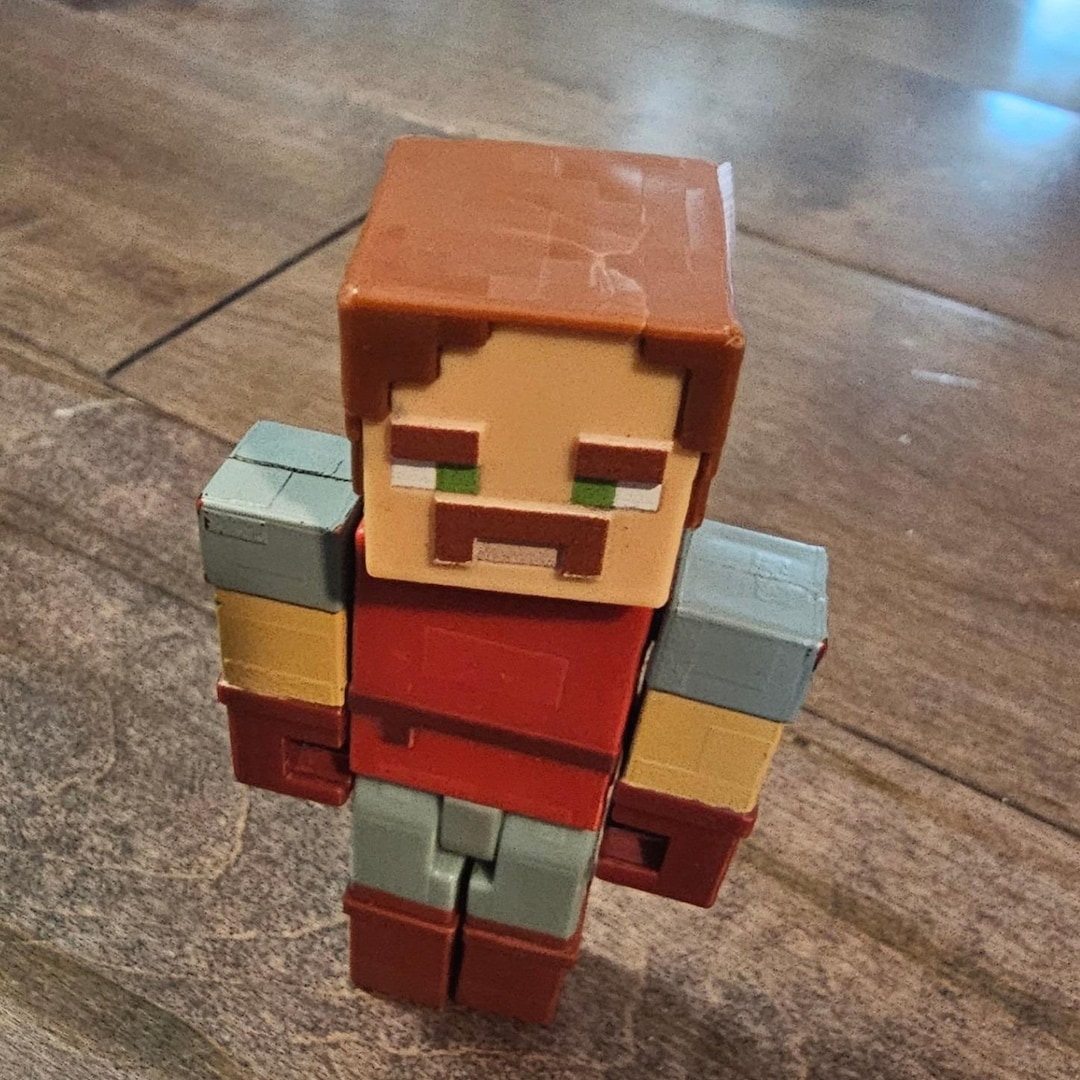 Hal Toy Minecraft Dungeons Hal Action Figure Toy Blocky Character Game ...