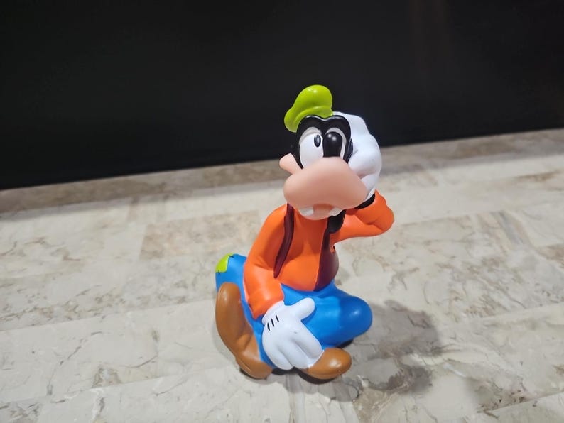 Vintage Disney Hard Plastic Figures 6” Mickey Mouse Lot of 5 1980's Original image 3