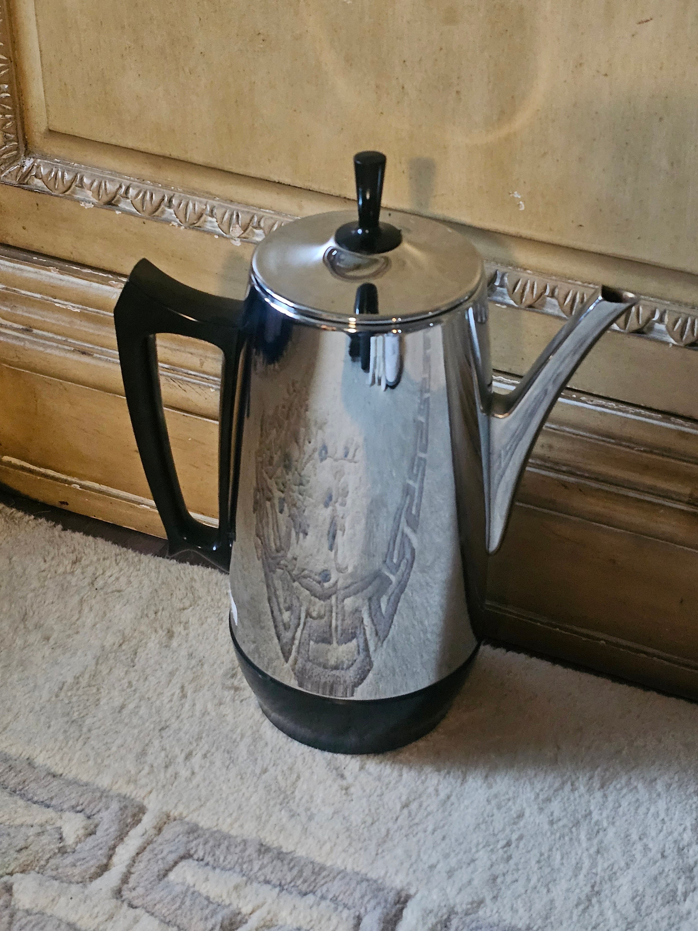 Vintage GE GENERAL ELECTRIC AUTOMATIC PERCOLATOR 36P12 COFFEE POT