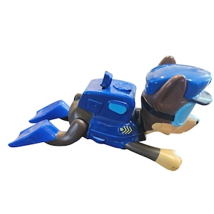 Figura de perro de juguete de bañera con cuerda de Chase Scuba de cachorros remando de la Patrulla Canina Spin Masterl