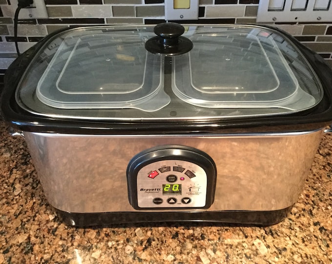 Bravetti 8 Quart Stainless SLOW Cookerprofessional Intelligent Cooking
