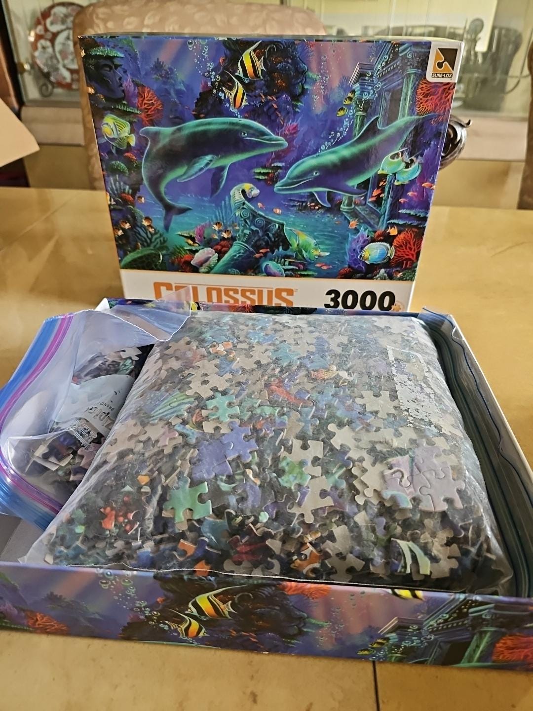 Colossus Series Dolphin Dreams Jigsaw Puzzle Sure-lox 3000 Pc - Etsy