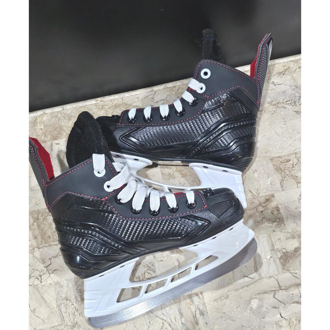 Bauer NS Hockey Skates Youth Size 13 Black Red White Ice Skates - Etsy