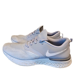 Men&#39;s Nike Odyssey React 2 Flyknit Grey Running Shoes Size 11.5 AH1015 001