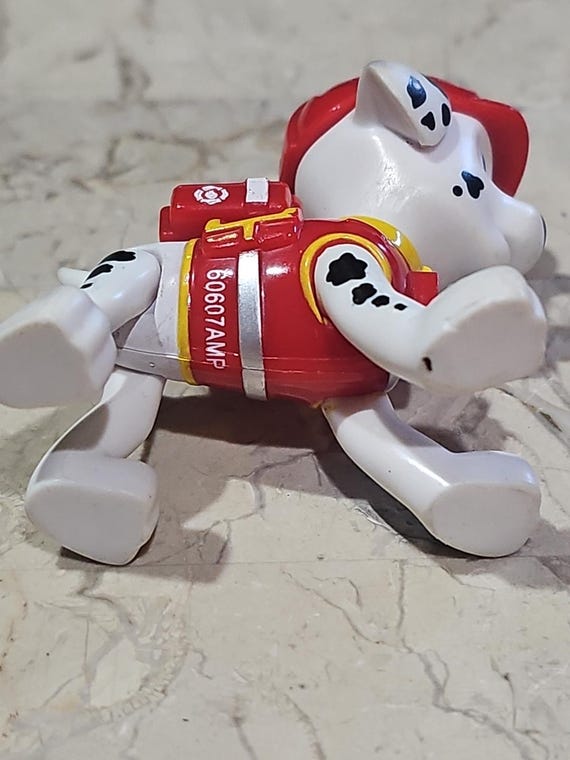 Paw Patrol EMT Marshall XRAY Pup Figurine 2 Black White Spin Master Toy -  Etsy