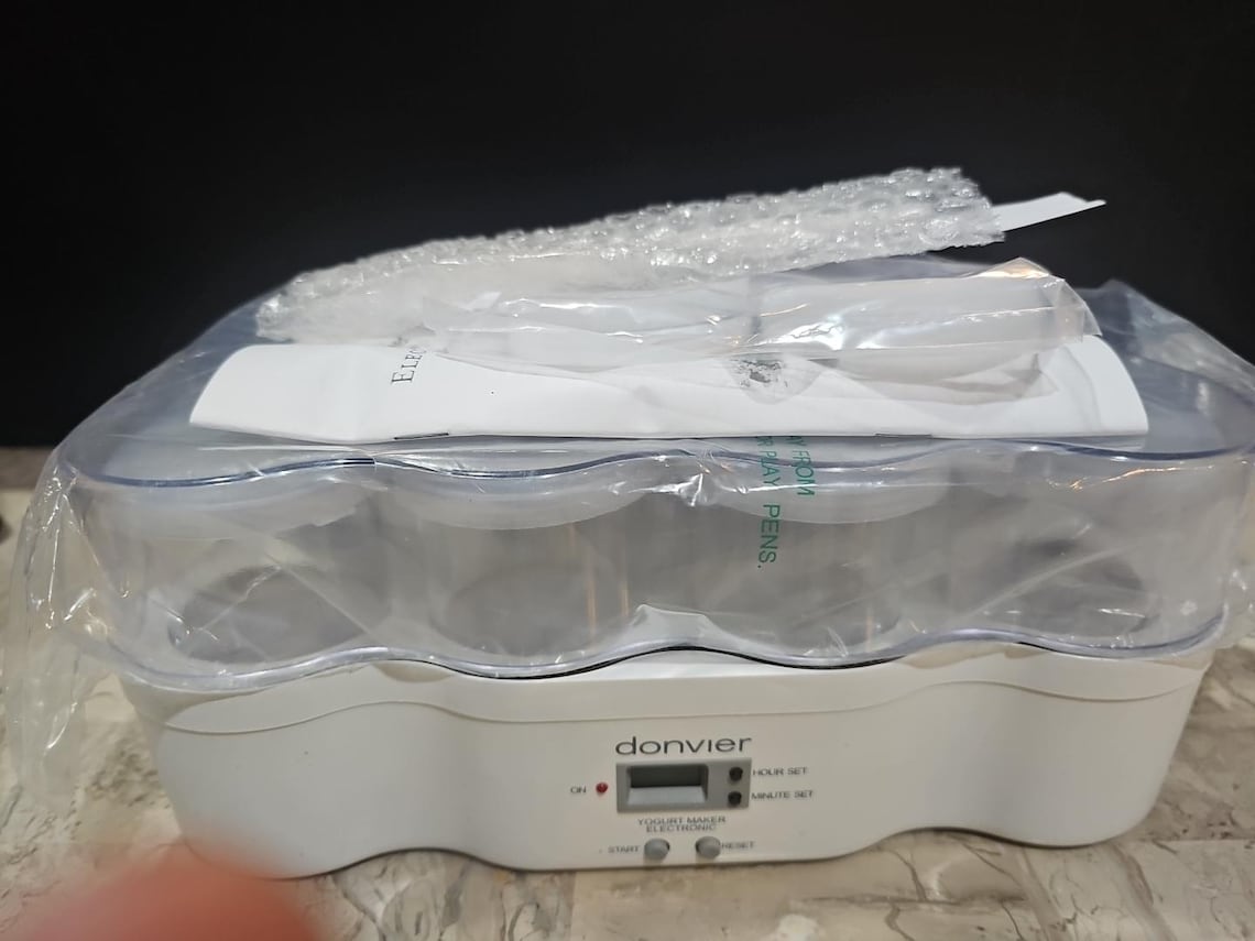 Probiotic Yogurt Cuisipro Donvier Electronic Yogurt Maker