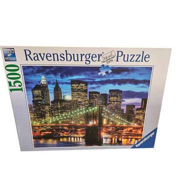 Ravensburger 1500 Piece Puzzle New York City Skyline Brooklyn