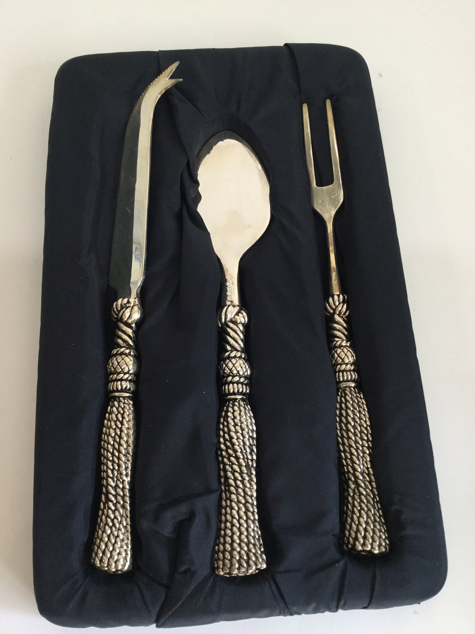 Vintage Silea Cheese Tools Set 3 of Silver Plate Serving Set Etsy