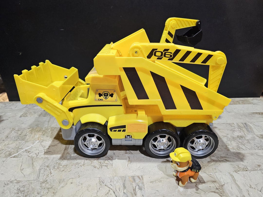 PAW Patrol Ultimate Rescue Construction Truck With Lights Sound and Rubble Etsy