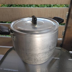 Vintage Alluminio P&D Made in Italy Xlarge pentola 26 qt