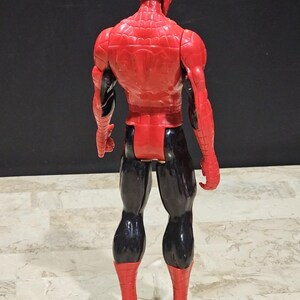 Marvel Spider-Man Action Figure 12 Inch Red And Black Pre-owned image 3