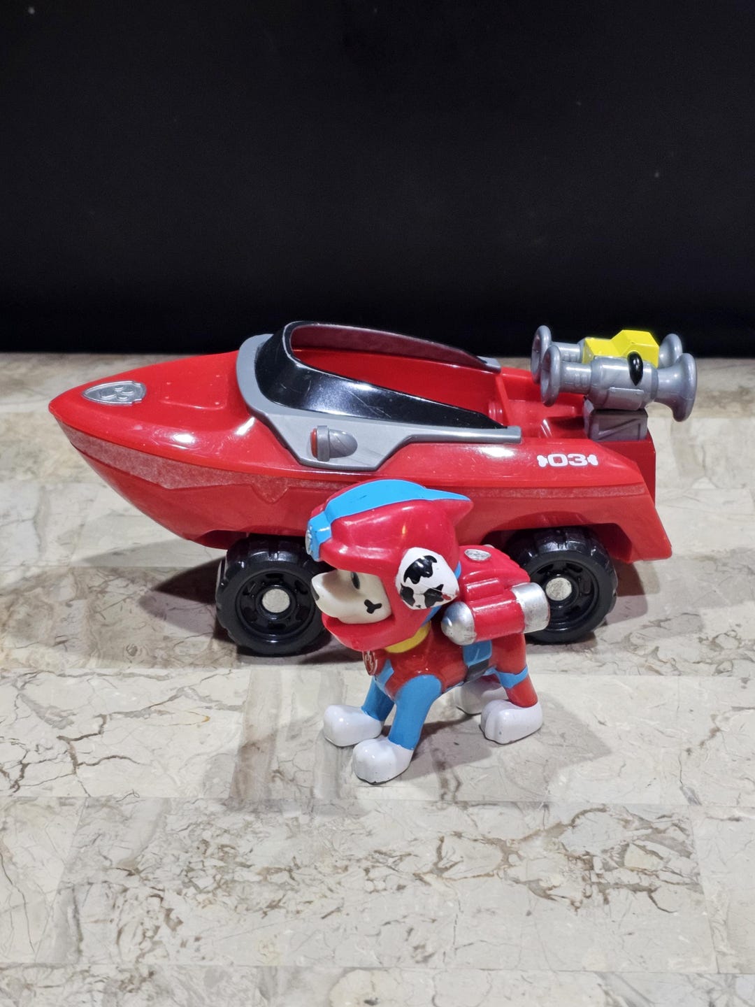 Paw Patrol Marshall Sea Patrol Vehicle PAW Patrol, True Metal