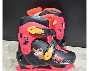 Disney Pixar Cars Lightning McQueen Ice Skates Youth Size 12J 13J 1 2 Adjustable