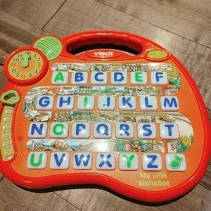 Vtech Alphabet Schreibtisch mit Phonics Franzosische Version Etsy