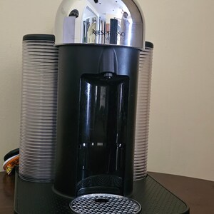 Nespresso Vertuo Coffee and Espresso Machine by Breville -chrome-used