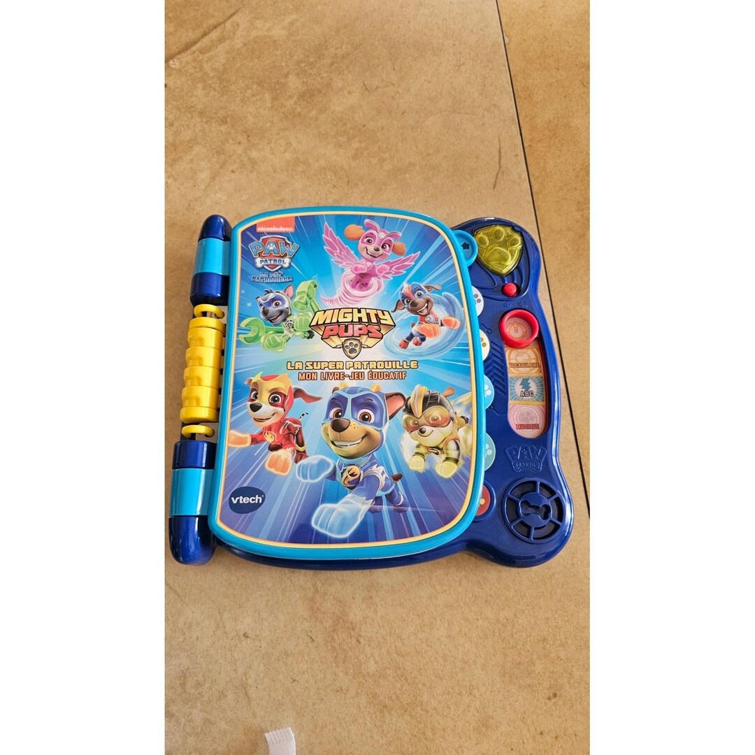 Vtech PAW Patrol Mighty Pup Electronic Learning Book French Language ...
