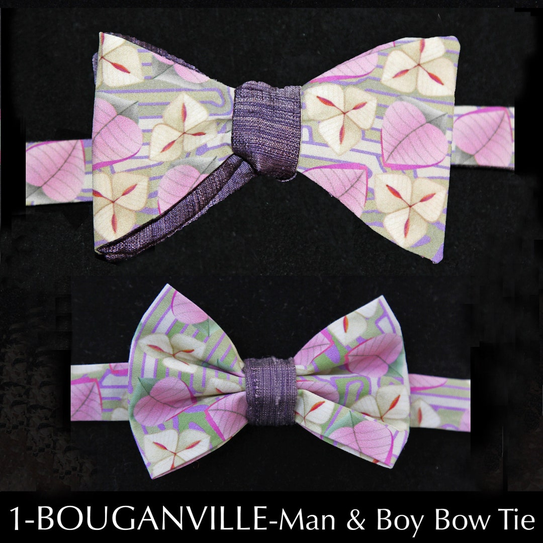 dad and son matching bow ties