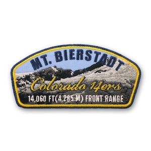 Mt. Bierstadt Colorado 14ers Mountain Patch