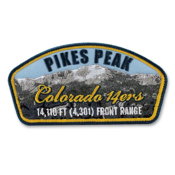 Pikes Peak Colorado 14ers Mountain Patch