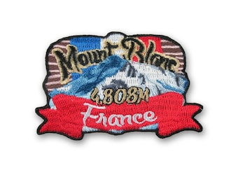 Mount Blanc Mountain Climbing Patch