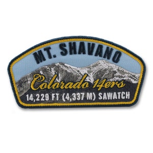 Mt. Shavano Colorado 14ers Mountain Patch