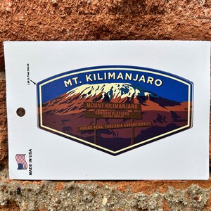 Mt. Kilimanjaro Decal, Sticker
