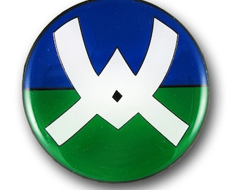 Waterville Logo Ski-Magnete #1