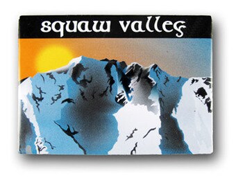Squaw Valley Skifahrer Magnet #1