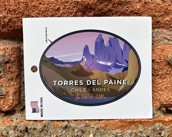 Torres del Paine Decal, Sticker