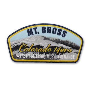 Mt. Bross Colorado 14ers Mountain Patch