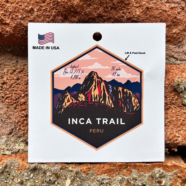Inca Trail Decal, Sticker