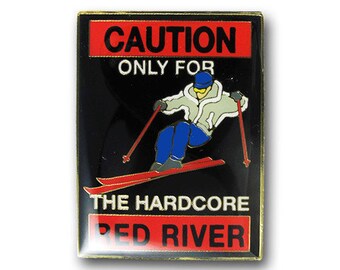 Red River Vorsicht Magnet #1