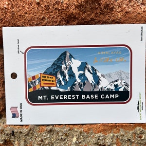 Mt. Everest Base Camp Decal, Sticker