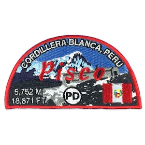 Pisco montagna arrampicata Patch