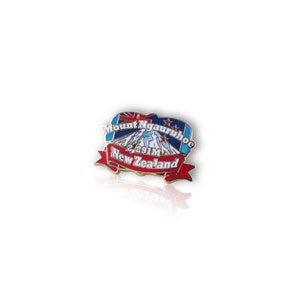 Mount Ngauruhoe Mountain Climbing Lapel Pin