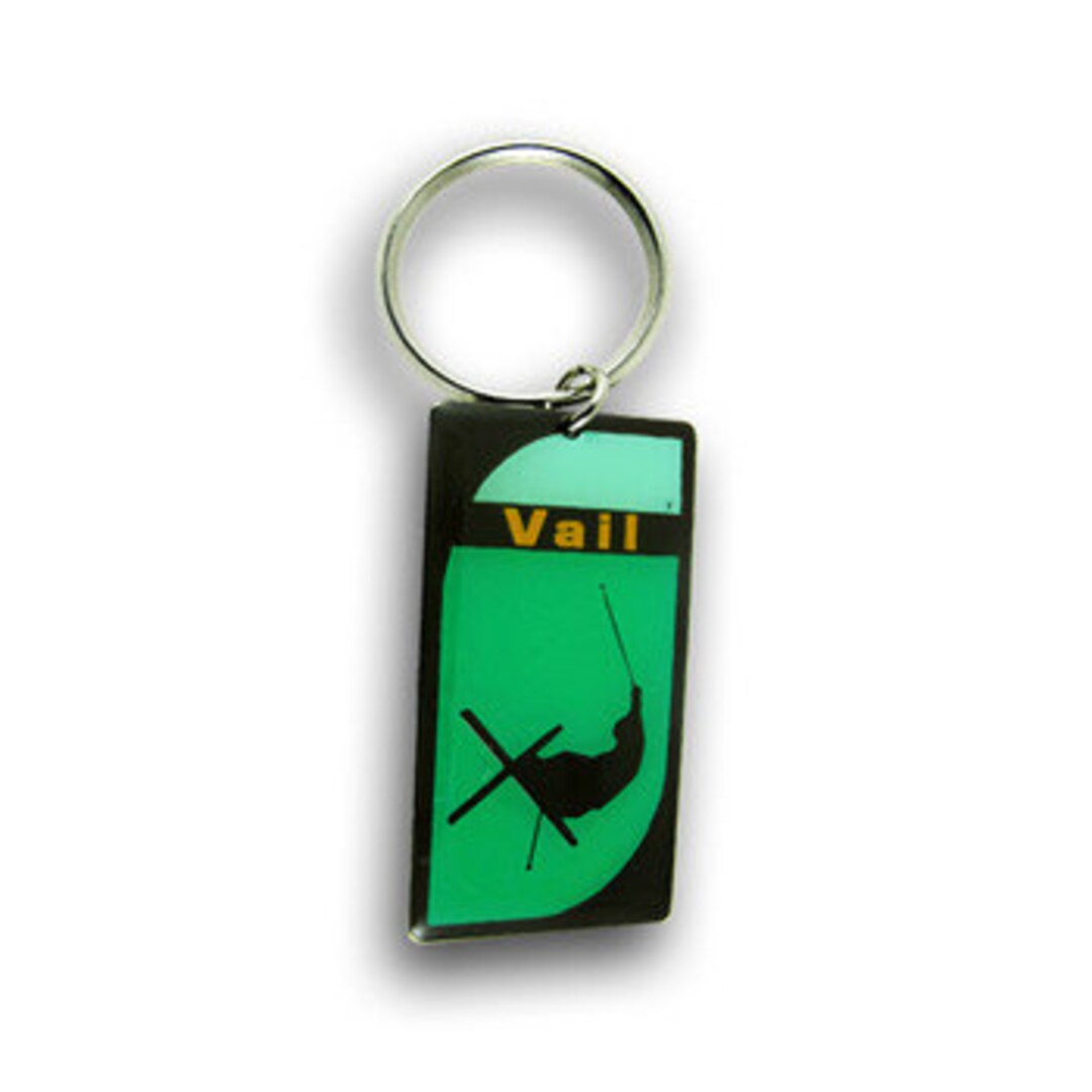 Vail Keychain Vail Arial Keychain #3 - Etsy