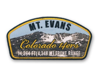 Mt. Evans Colorado 14ers Mountain Patch