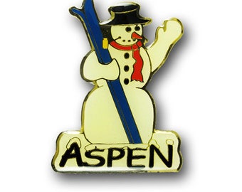 Aspen Schneemann Magnet #01