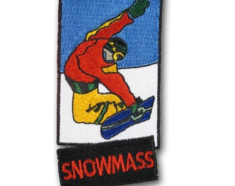 Snowmass Snowboard Aufnäher #4