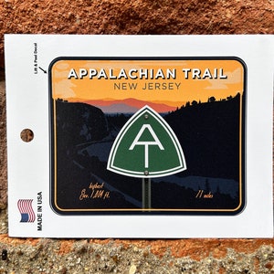 Appalachian Trail, New Jersey Section Decal, Sticker