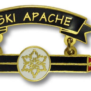 Ski Apache Double Skis Skidort Pin