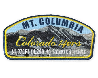 Mt. Columbia Colorado 14ers Mountain Patch