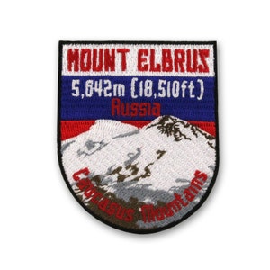 Patch di arrampicata montagna monte Elbrus