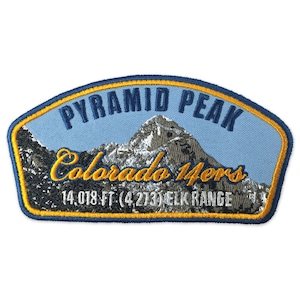 Pyramid Peak Colorado 14ers Mountain Patch