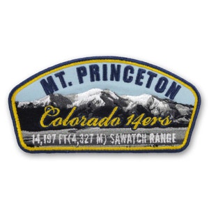 Mt. Princeton Colorado 14ers Mountain Patch