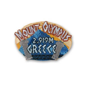 Mount Olympus montagna arrampicata Patch