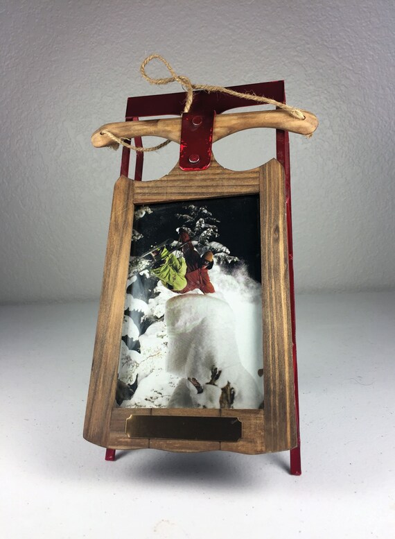 Wood Sled Picture Frame Wood Sled Picture Frame Image 0