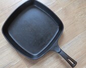 Vintage Wagner Ware Sidney 0 Square Cast Iron Skillet 1218 C