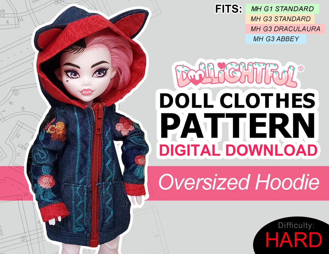 oversized-hoodie-digital-download-doll-clothes-pattern-etsy-israel