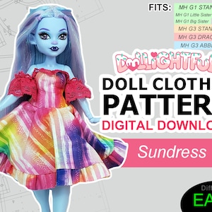 Sundress - DIGITAL Download Doll Clothes Pattern